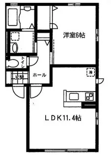 ベルメール湘南【2階】の間取り