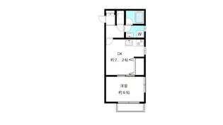 ライフゾーン二子【1階】の間取り