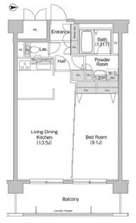 コンフォリア東品川【5階】の間取り