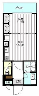 プレジールカヤシマ弐番館【4階】の間取り