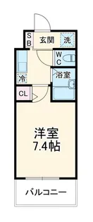 アドヴァンス石雅【6階】の間取り