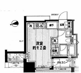 東京都千代田区内神田1【マンション】の間取り