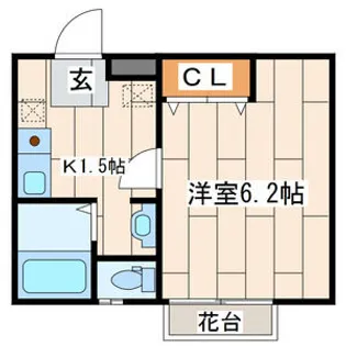 ピアヒルズ【2階】の間取り