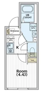クロワッサン西小岩(クロワッサンニシコイワ)【2階】の間取り