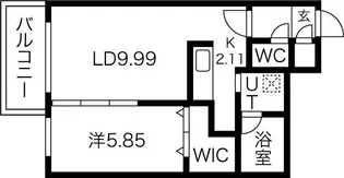 北海道札幌市中央区南十条西12【マンション】の間取り