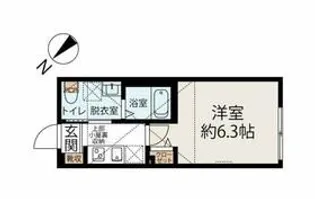 ベイルーム本鵠沼【2階】の間取り