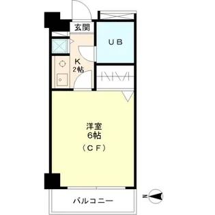 大井町タウンハウス【2階】の間取り