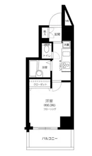 ステージファースト白山【6階】の間取り