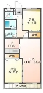 フォレスト本郷【2階】の間取り