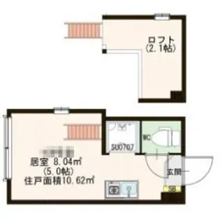 Walea 明大前【1階】の間取り