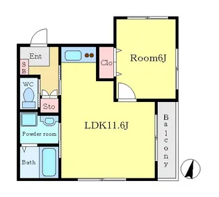 神奈川県川崎市川崎区田島町【マンション】の間取り