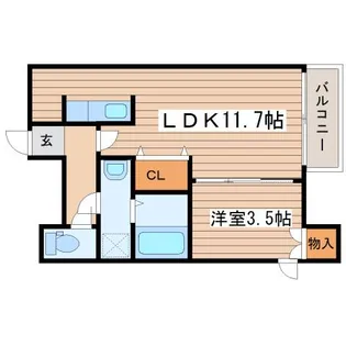 コリーナフォレスタ【3階】の間取り