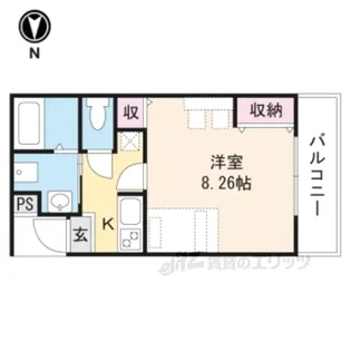 いろは梅小路【2階】の間取り