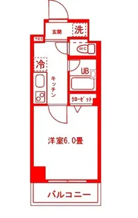 ロワール関内エナジス【3階】の間取り