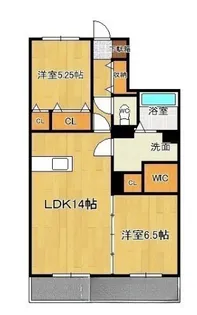 福岡県久留米市北野町高良【マンション】の間取り