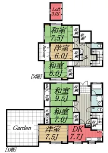 千葉県千葉市中央区千葉寺町【アパート】の間取り