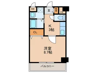 AXIS【4階】の間取り