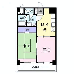 トモヨシフラット【3階】の間取り