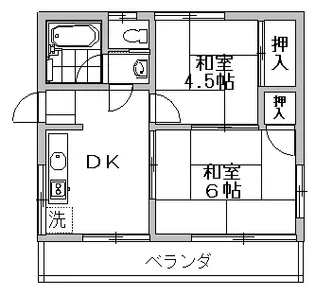 コリーナ馬込【2階】の間取り