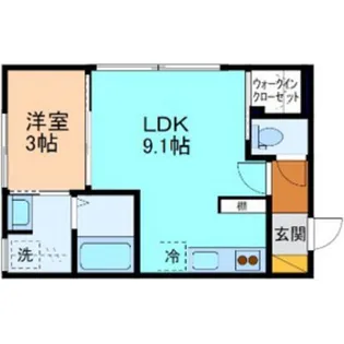 サン・ステージ今泉 A棟【1階】の間取り