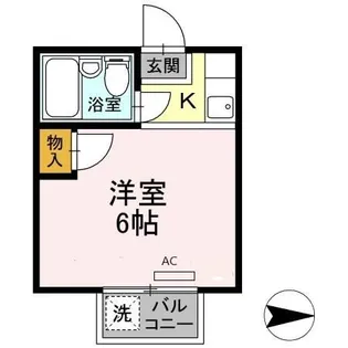 東京都調布市小島町2【アパート】の間取り
