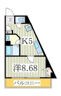パンスターチス【4階】の間取り