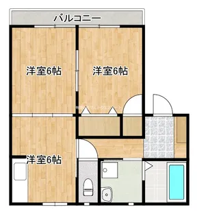 セントラルハイツ【2階】の間取り