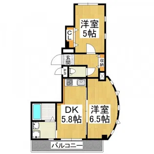 グリーンスクエア【2階】の間取り