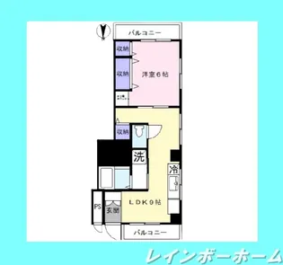 桃林ハイツ【2階】の間取り