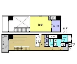 アーネスト川口【8階】の間取り