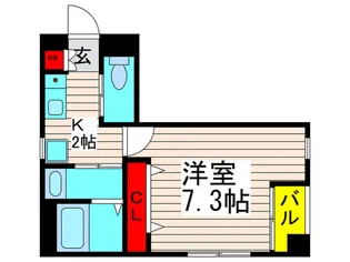 フォ-サイドハイツの間取り