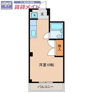 ティアラ桜橋【2階】の間取り