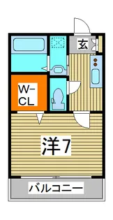 メゾンブラン【2階】の間取り