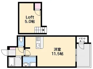 セントヒルズ横川新町【4階】の間取り