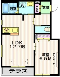 ヒルズ等々力II【1階】の間取り