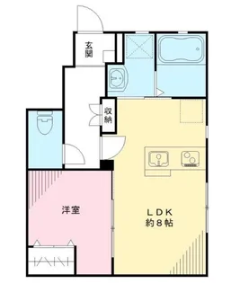 東京都国分寺市内藤2【アパート】の間取り