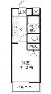 アート・フル稲田堤【4階】の間取り