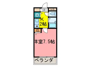 ポンテロッソ【3階】の間取り