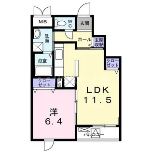 千葉県市川市本行徳【マンション】の間取り