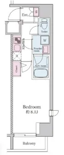 東京都台東区台東1【マンション】の間取り