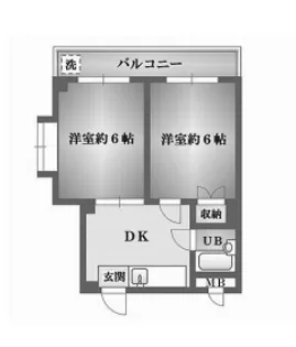 神奈川県川崎市川崎区浜町4【マンション】の間取り