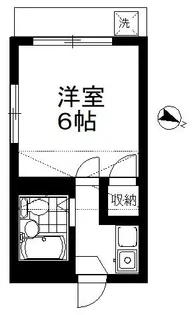 レオパレス上尾第7【1階】の間取り