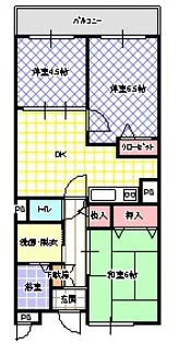 K’sマンション【3階】の間取り