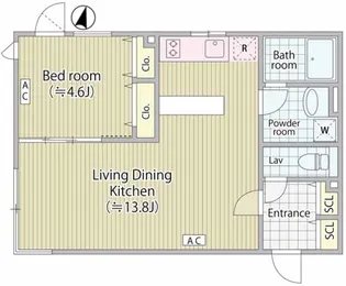EMBELLIR中野富士見町【4階】の間取り