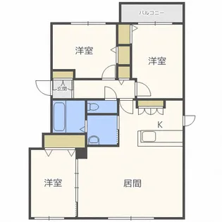 プレジール【4階】の間取り