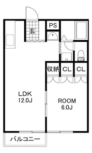 ハイツ平田I【2階】の間取り