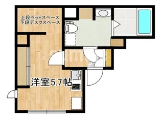 ハルカス川口【1階】の間取り