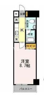 カスタリア神保町【9階】の間取り