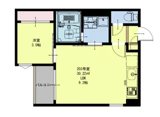 REGALEST PEAK【2階】の間取り
