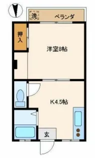 コーポホンダ【3階】の間取り